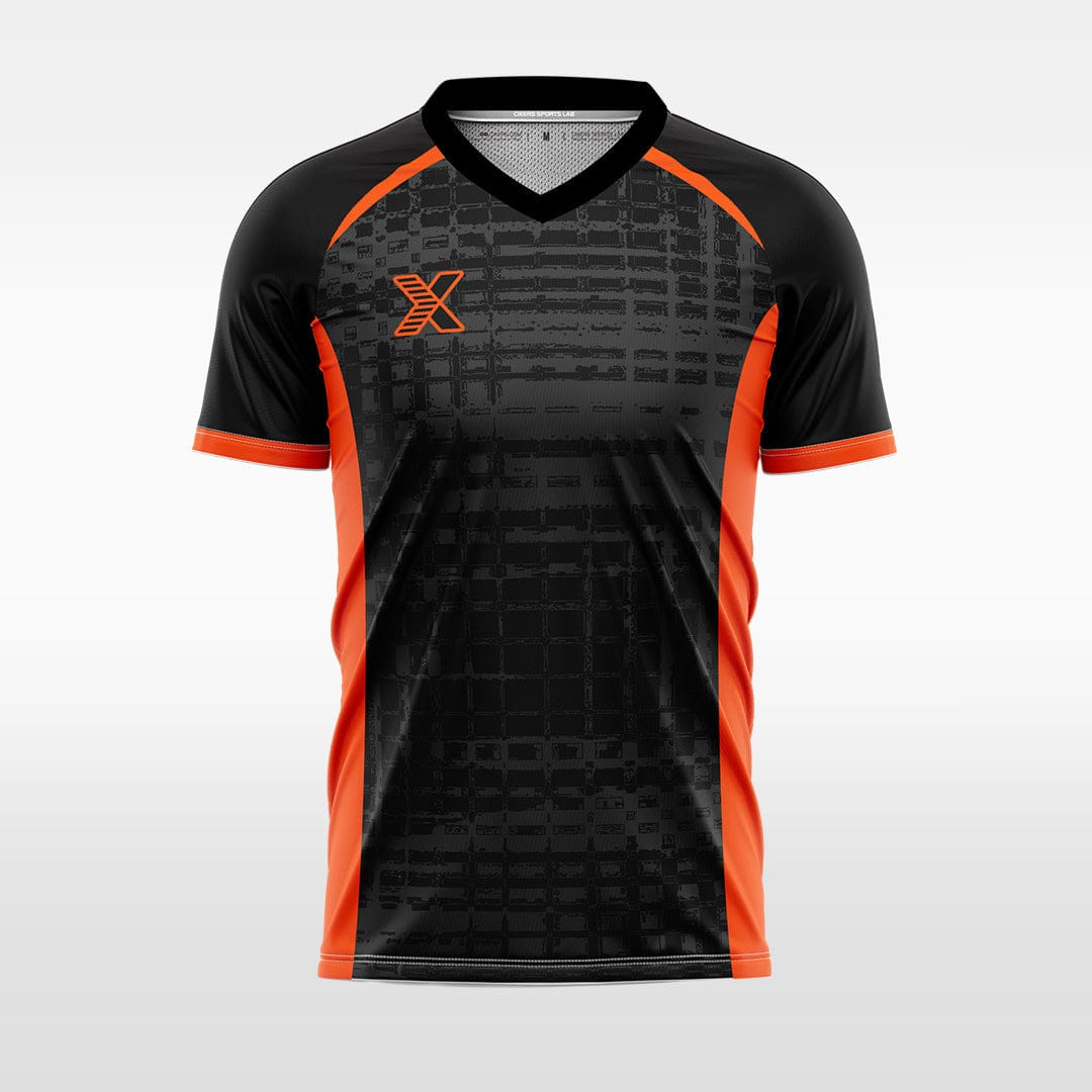 XTeamwear orange / S Grid Quick - Custom Design Soccer Jersey for Men Sublimation