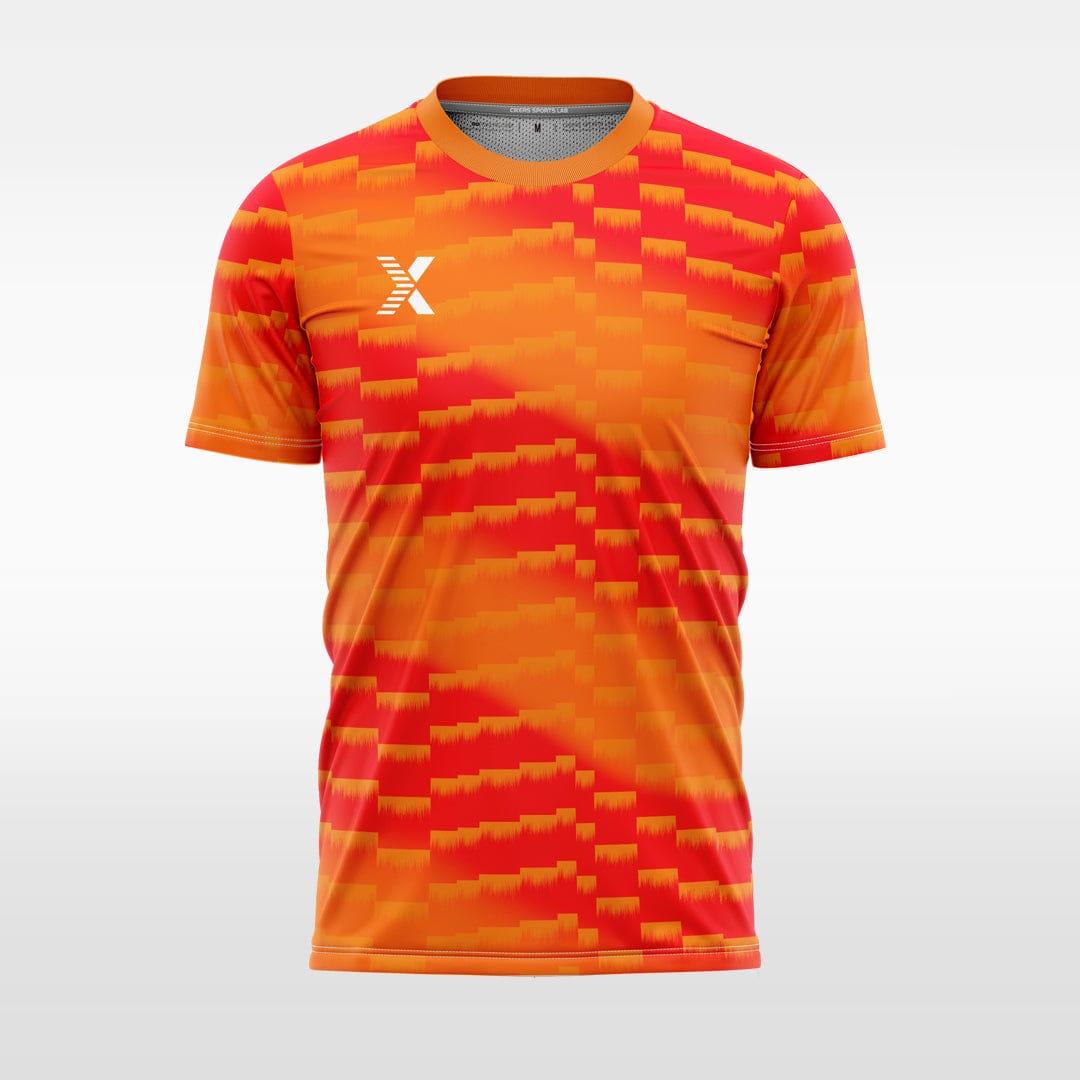 XTeamwear orange / S Mosaic - Custom Design Soccer Jersey for Men Sublimation