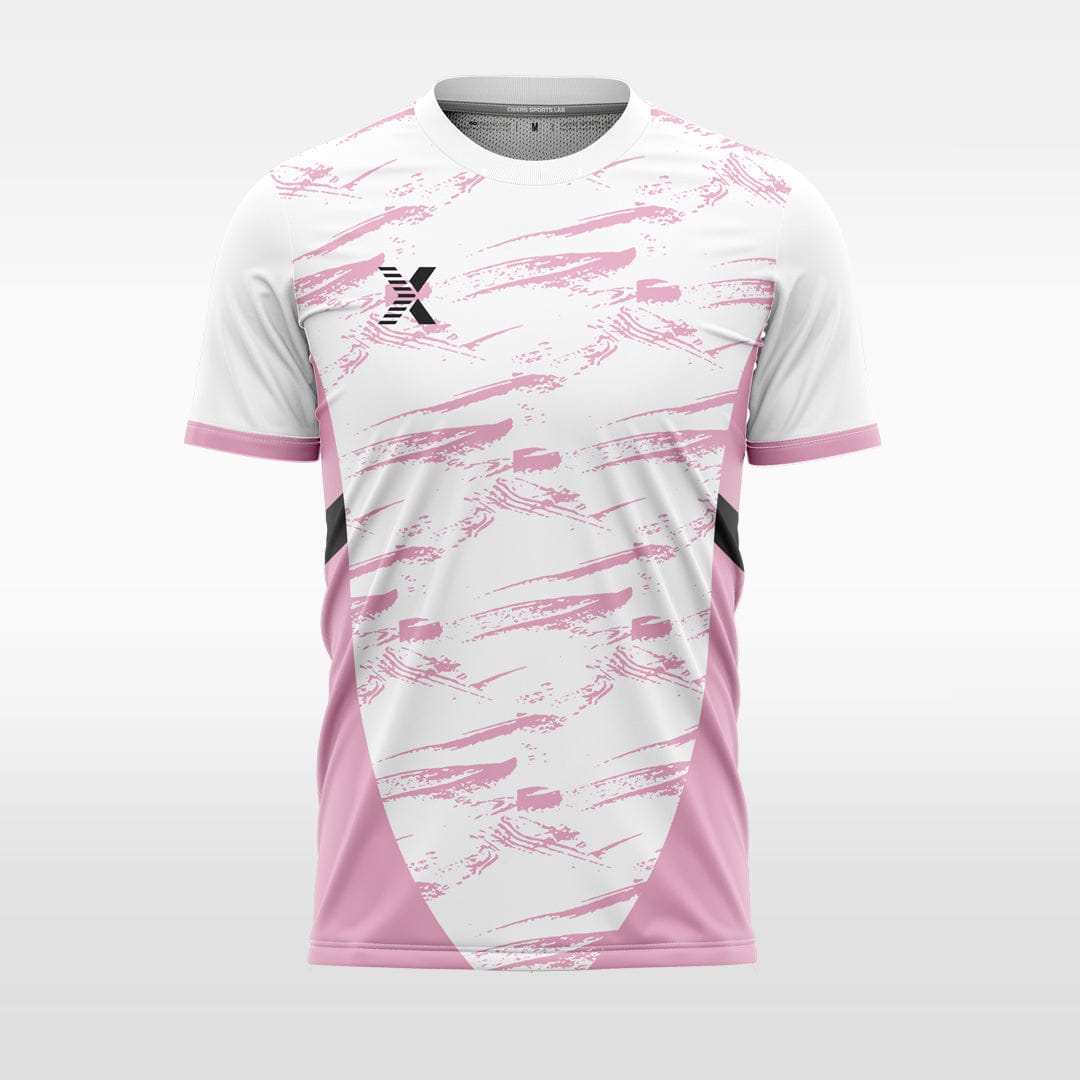 XTeamwear pink / S cursive style - Custom Design Soccer Jersey for Men Sublimation