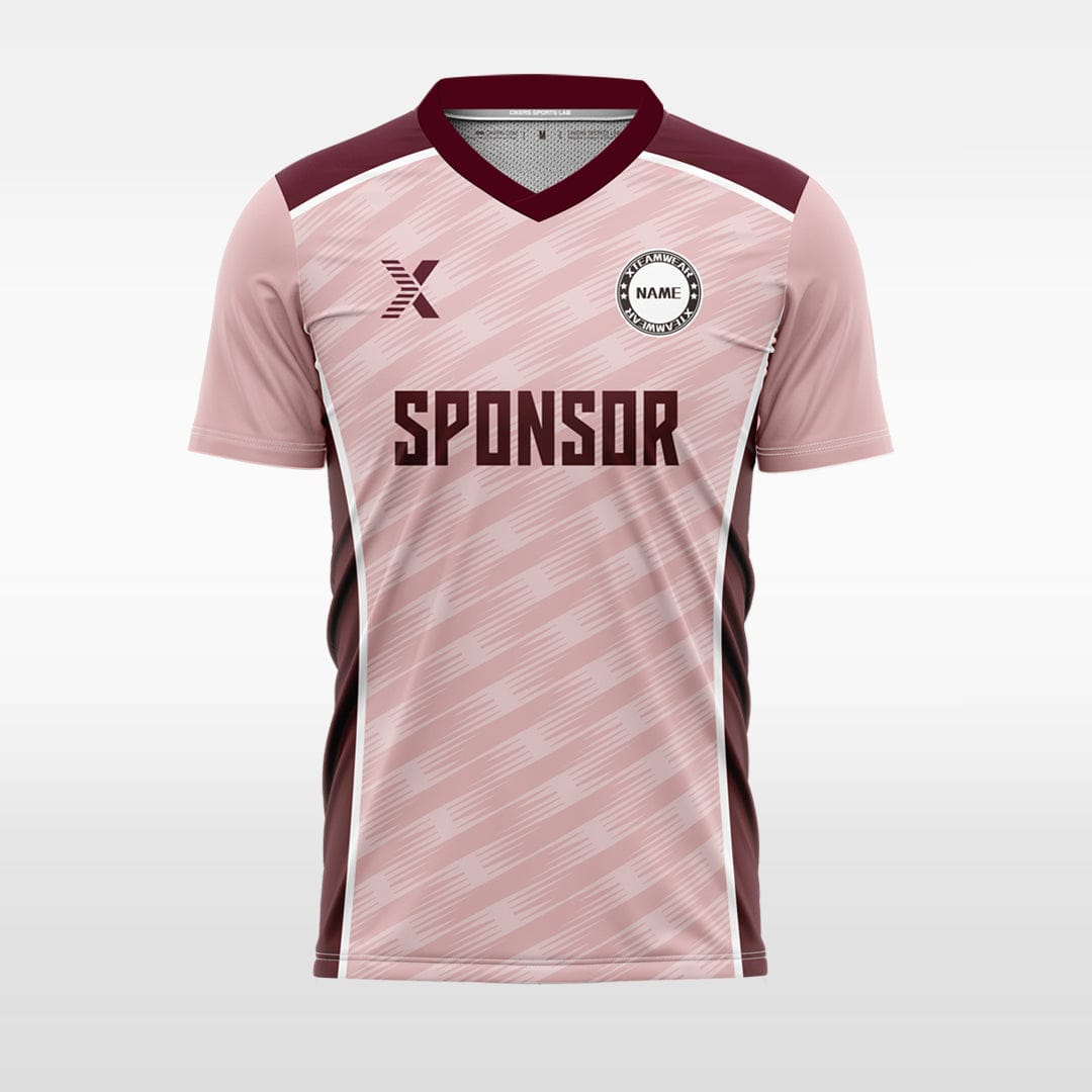 XTeamwear pink / S Regular twist - Custom Design Soccer Jersey for Men Sublimation