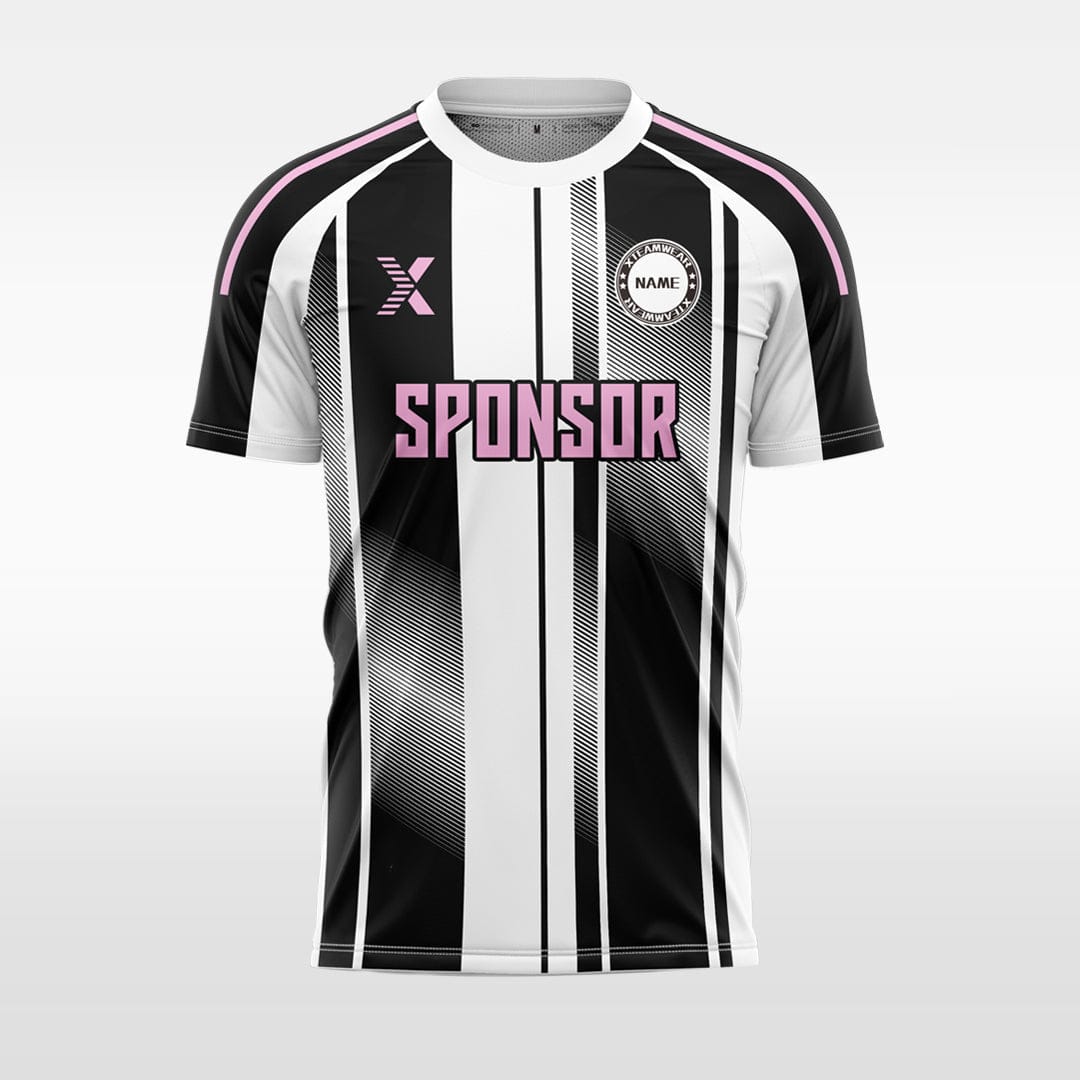 XTeamwear pink / S Three lines across the waist - Custom Design Soccer Jersey for Men Sublimation