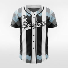 XTeamwear Pixel Grotto - Customized Men's Sublimated Button Down Baseball Jersey