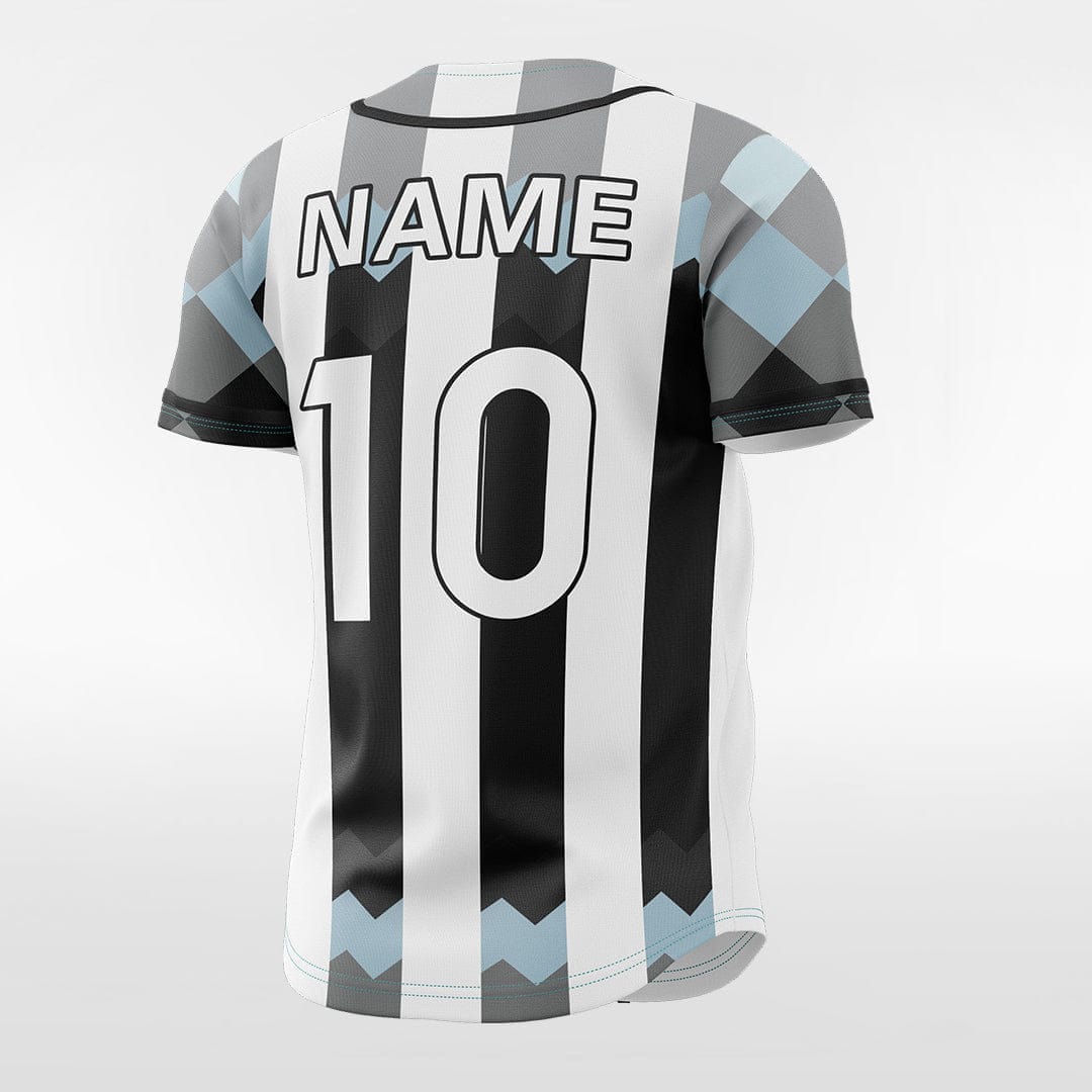 XTeamwear Pixel Grotto - Customized Men's Sublimated Button Down Baseball Jersey