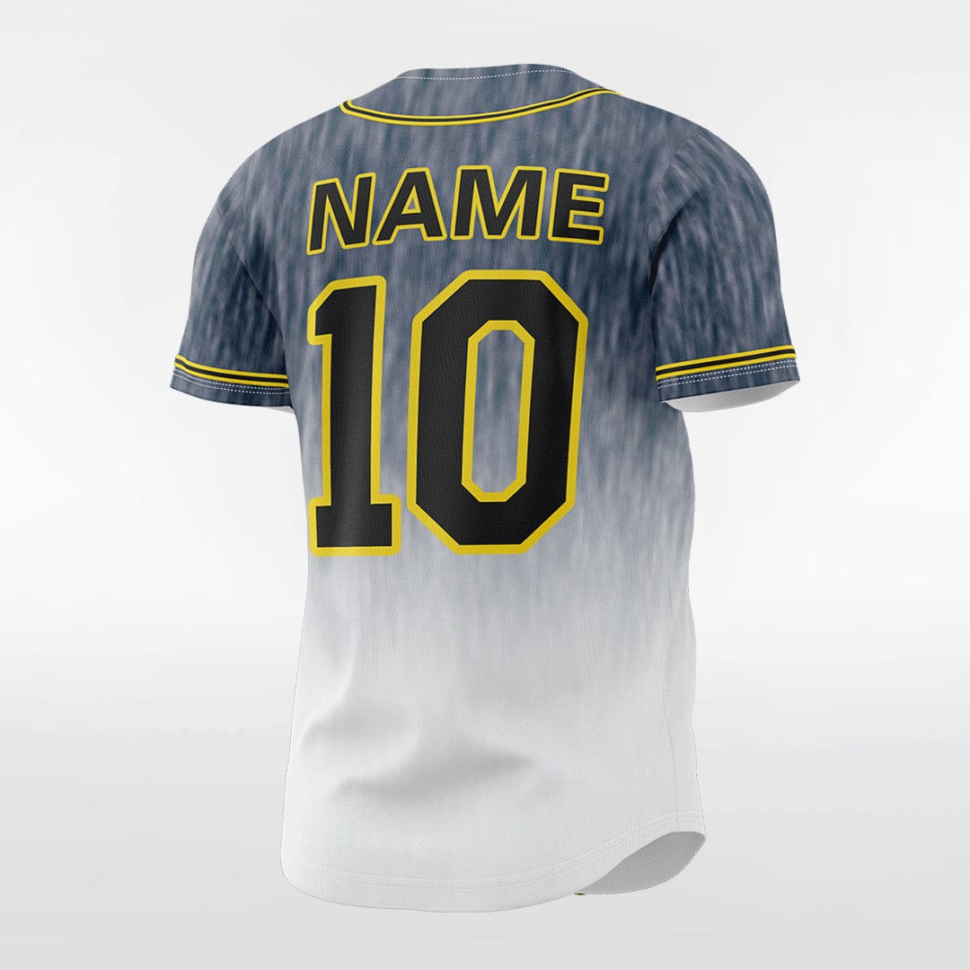 XTeamwear Precipitate 2 - Customized Men's Sublimated Button Down Baseball Jersey