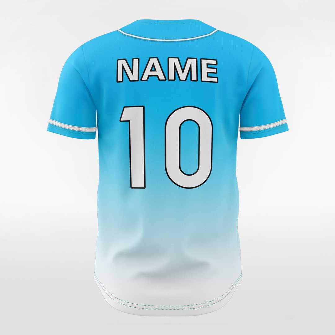 XTeamwear Precipitate - Customized Men's Sublimated Button Down Baseball Jersey