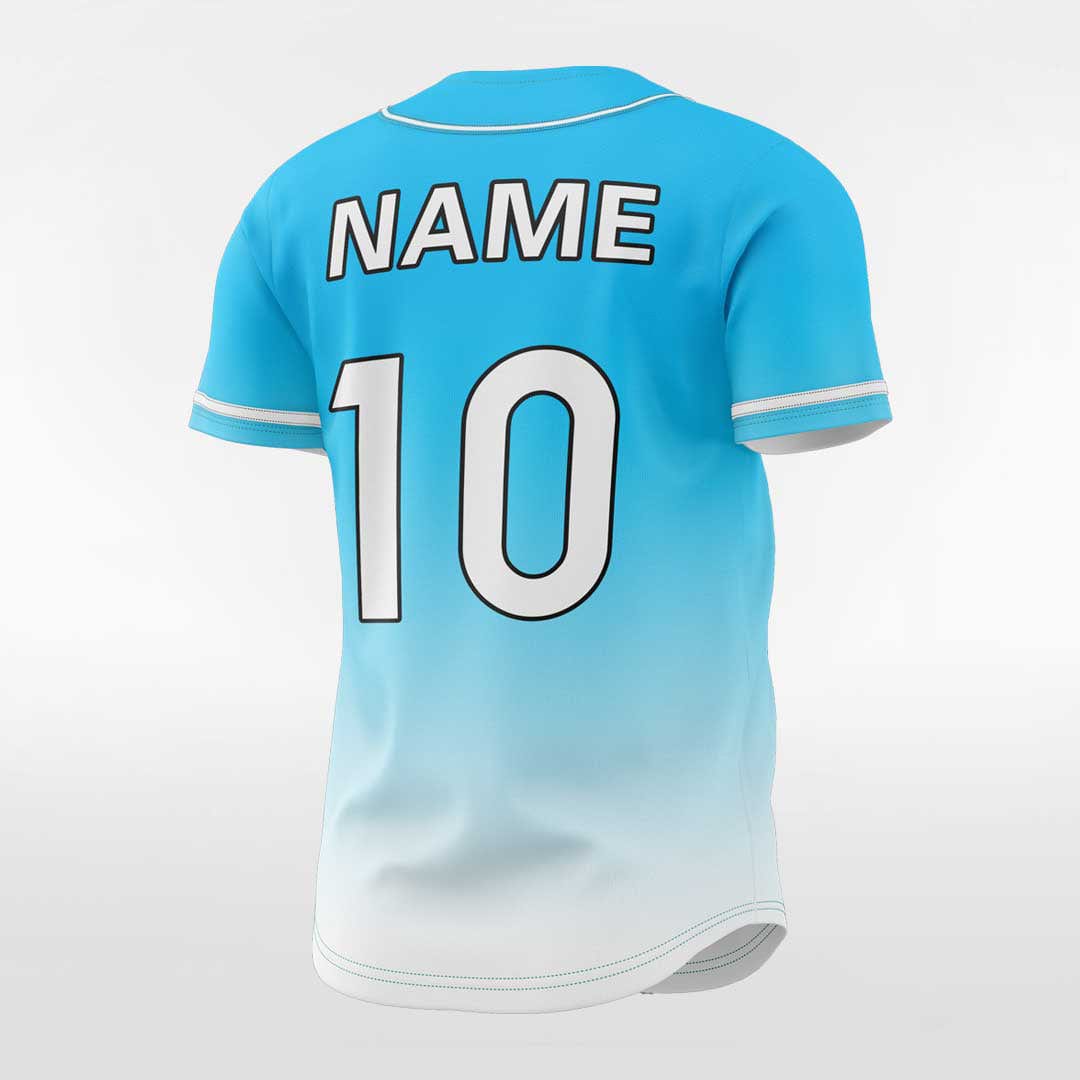 XTeamwear Precipitate - Customized Men's Sublimated Button Down Baseball Jersey