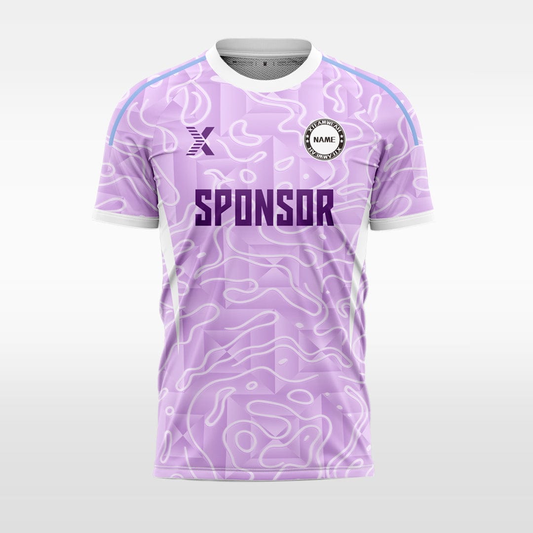 XTeamwear purple / S Cloud pattern - Custom Design Soccer Jersey for Men Sublimation
