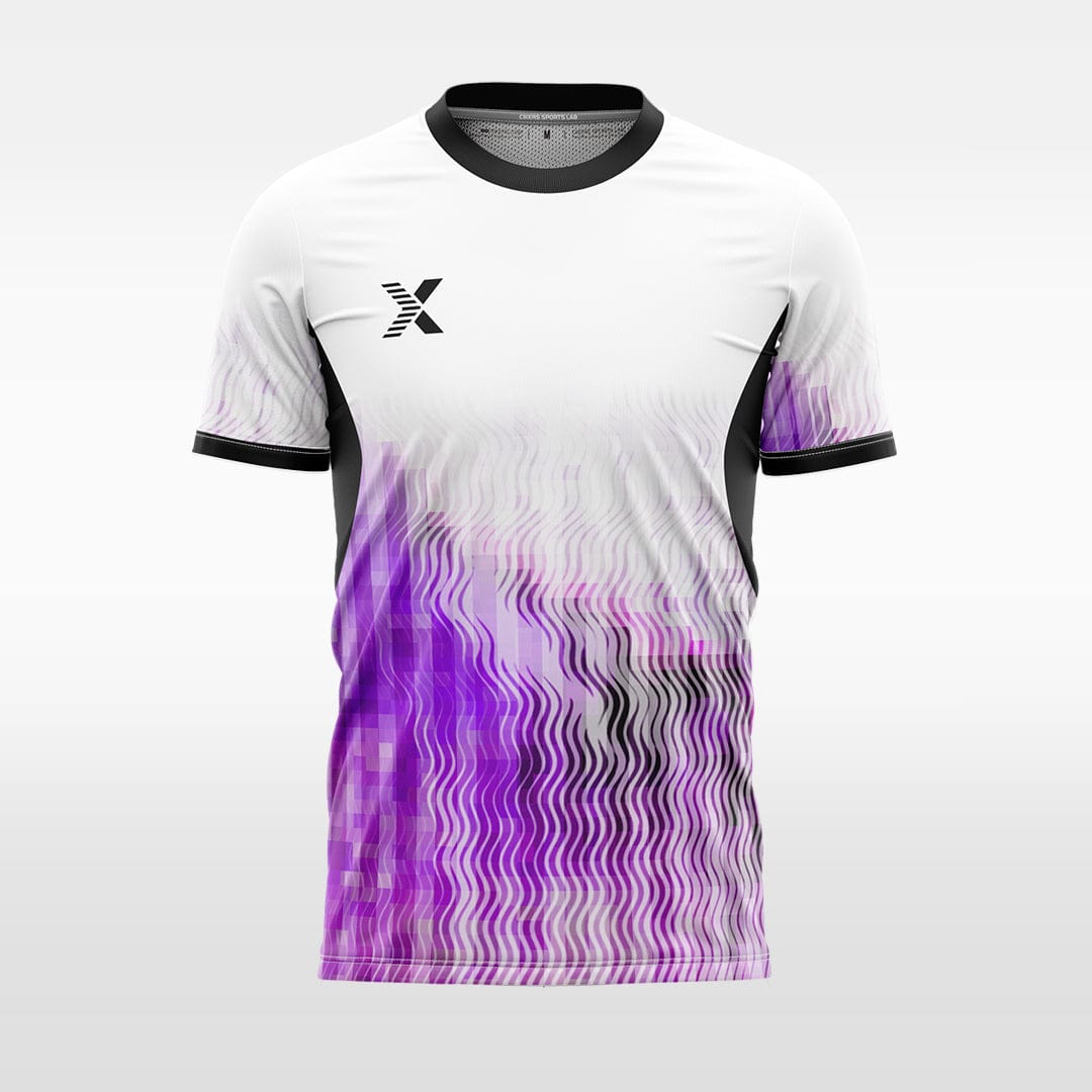 XTeamwear purple / S Water flows without form - Custom Design Soccer Jersey for Men Sublimation