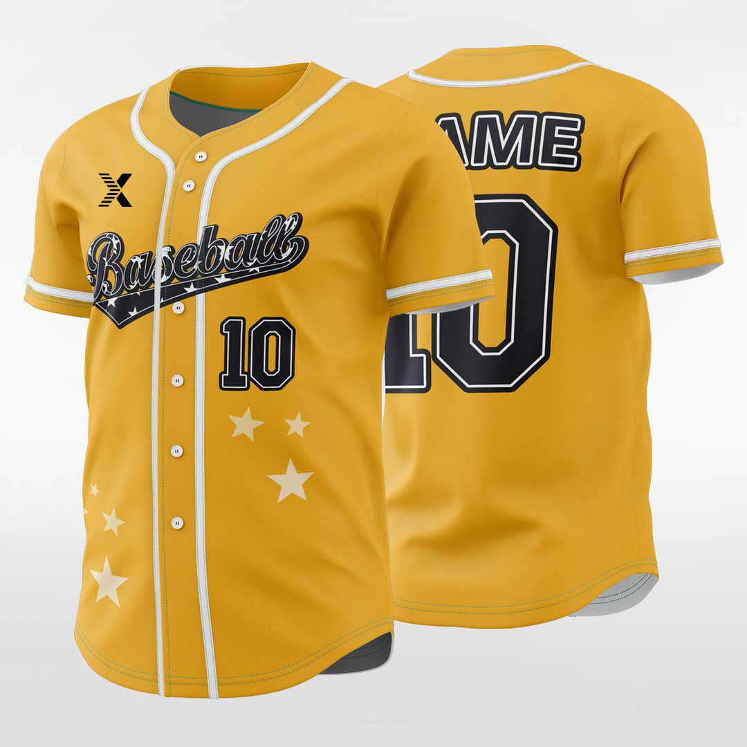 XTeamwear Red Dwarf - Customized Men's Sublimated Button Down Baseball Jersey