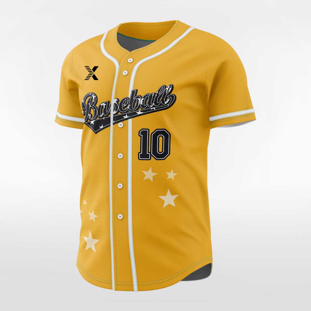 XTeamwear Red Dwarf - Customized Men's Sublimated Button Down Baseball Jersey