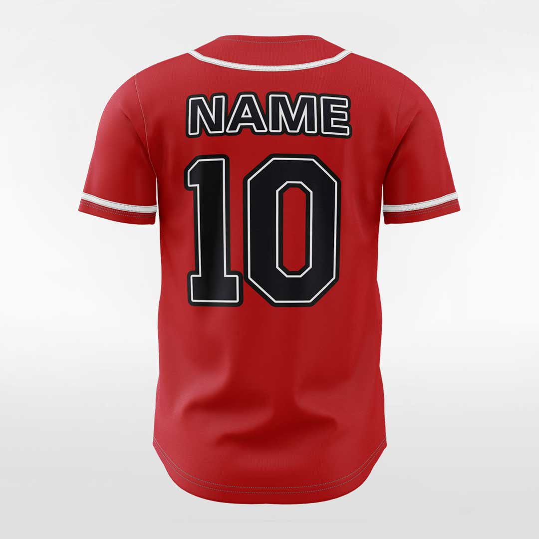 XTeamwear Red Dwarf - Customized Men's Sublimated Button Down Baseball Jersey