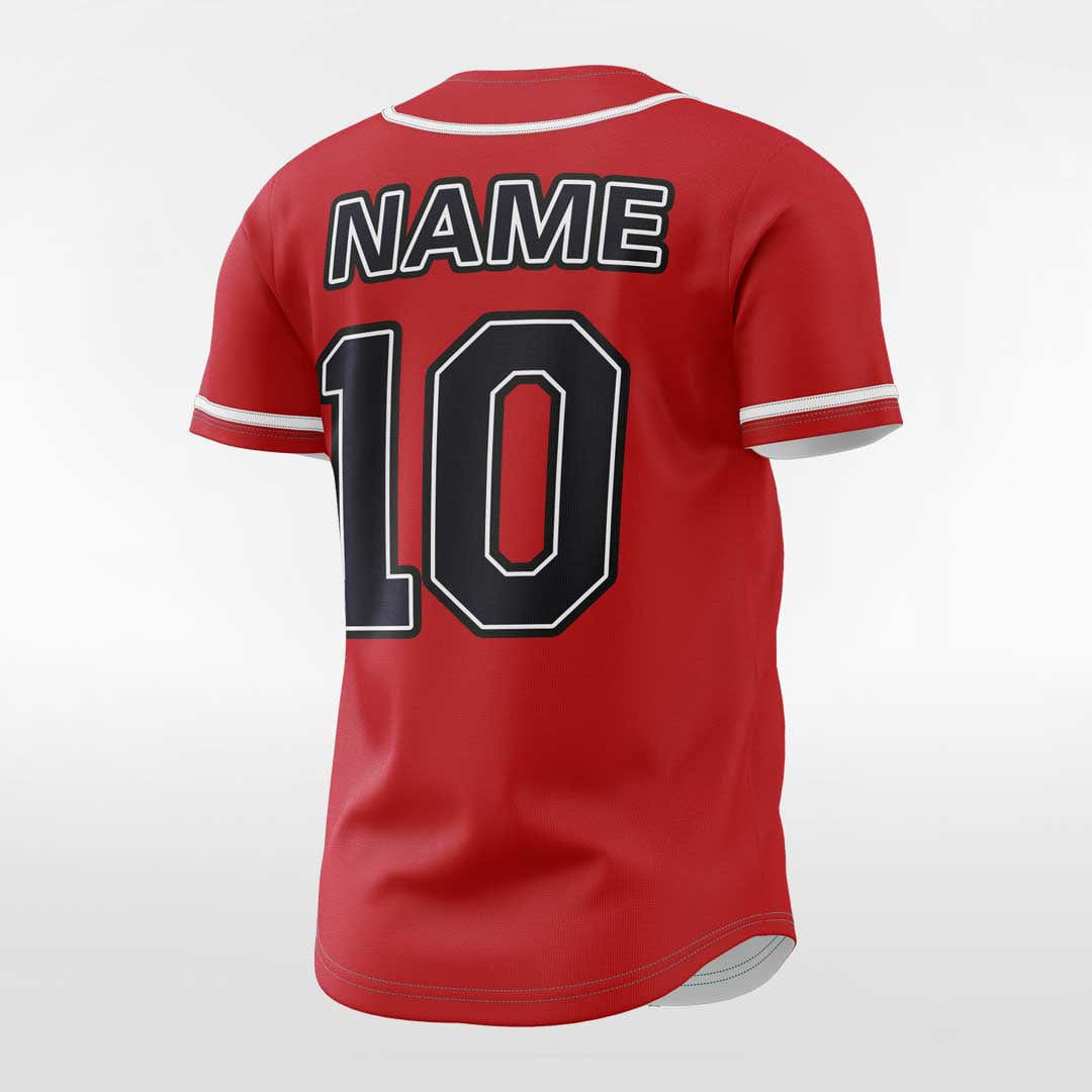 XTeamwear Red Dwarf - Customized Men's Sublimated Button Down Baseball Jersey