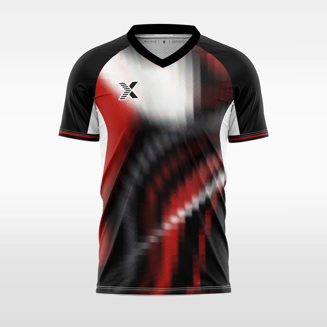 XTeamwear Red / S dappled light and shadow - Custom Design Soccer Jersey for Men Sublimation