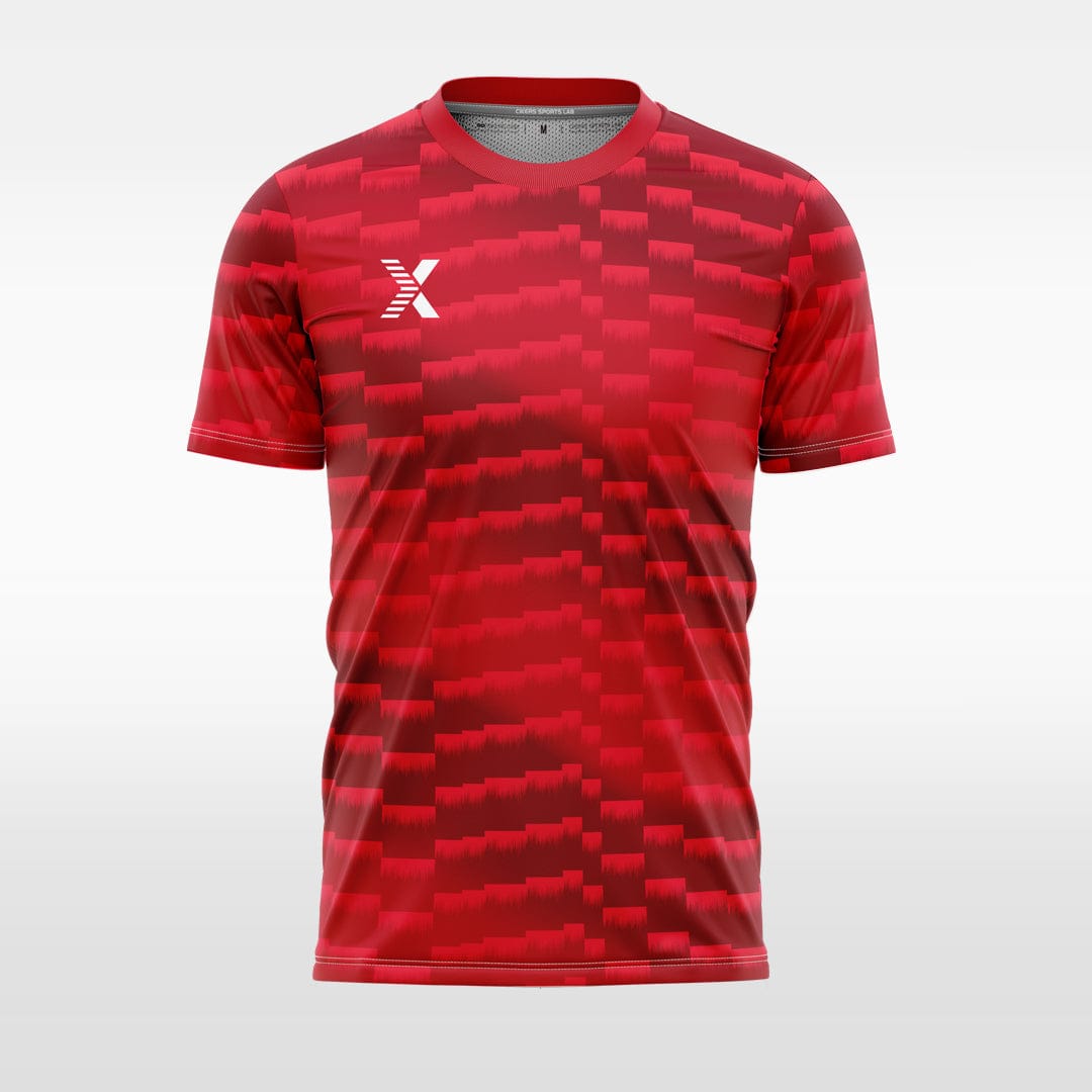 XTeamwear red / S Mosaic - Custom Design Soccer Jersey for Men Sublimation