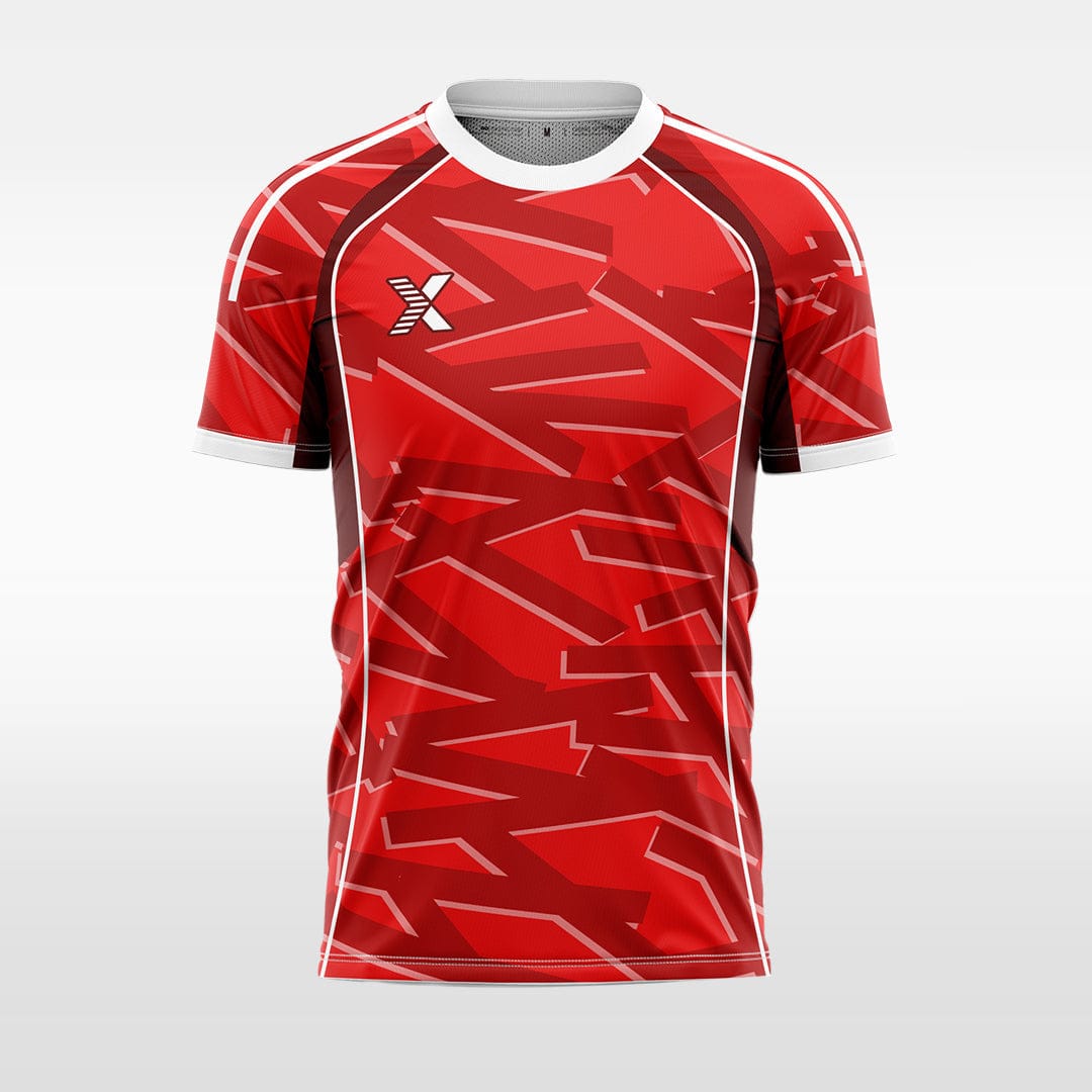 XTeamwear red / S Random clusters - Custom Design Soccer Jersey for Men Sublimation