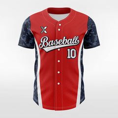 XTeamwear Savior - Customized Men's Sublimated Button Down Baseball Jersey
