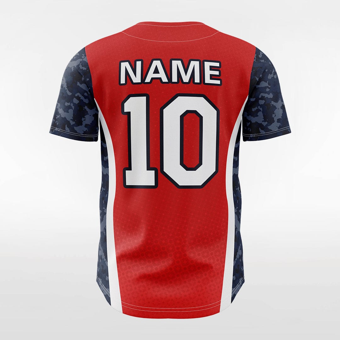 XTeamwear Savior - Customized Men's Sublimated Button Down Baseball Jersey