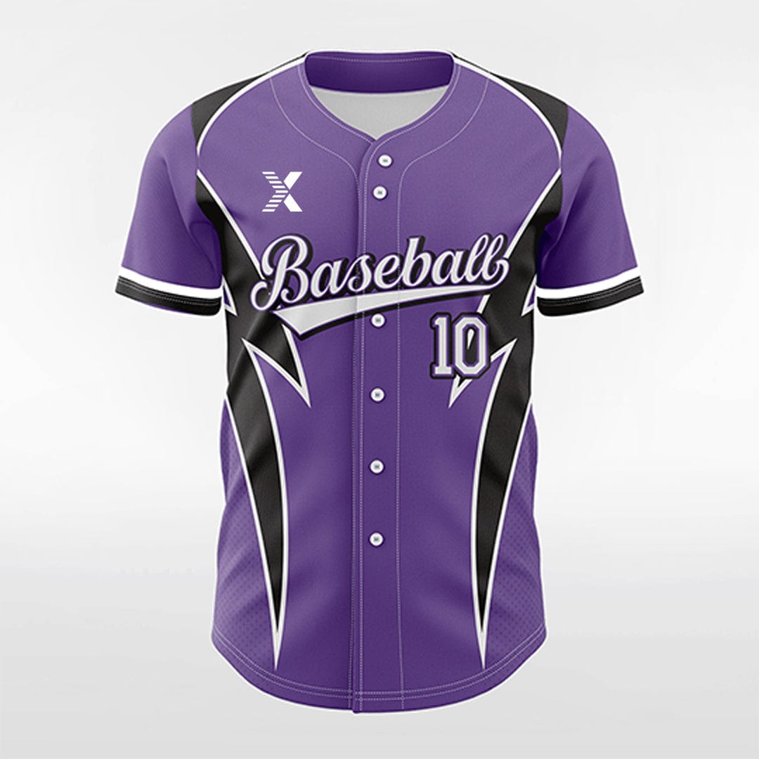 XTeamwear Saw Shark - Customized Men's Sublimated Button Down Baseball Jersey