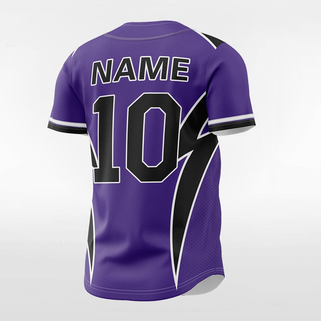 XTeamwear Saw Shark - Customized Men's Sublimated Button Down Baseball Jersey