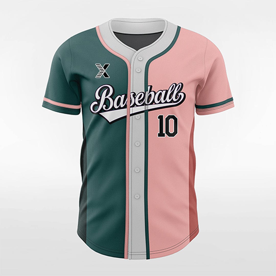 XTeamwear Sea Level 3 - Customized Men's Sublimated Button Down Baseball Jersey