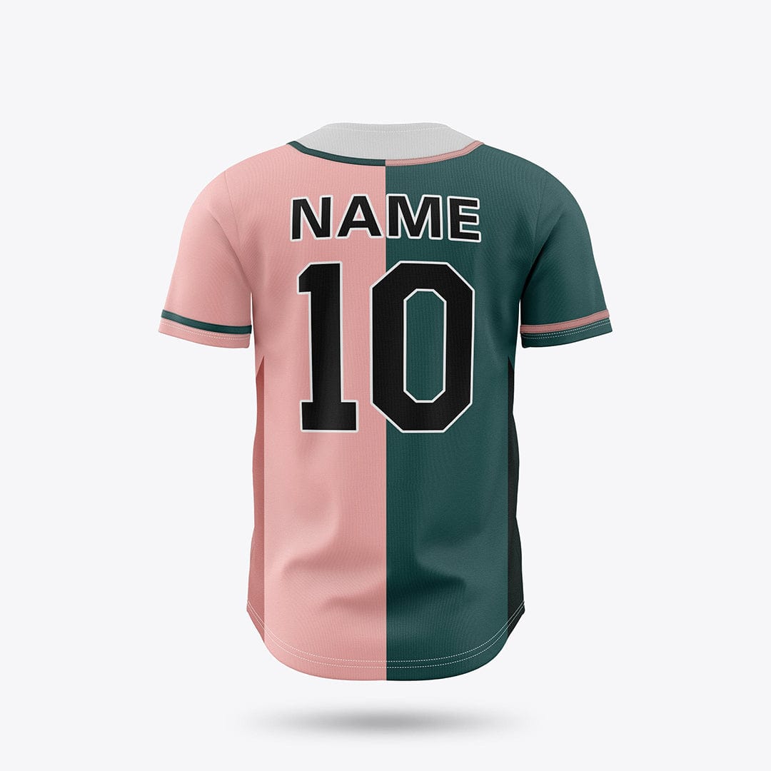 XTeamwear Sea Level 3 - Customized Men's Sublimated Button Down Baseball Jersey