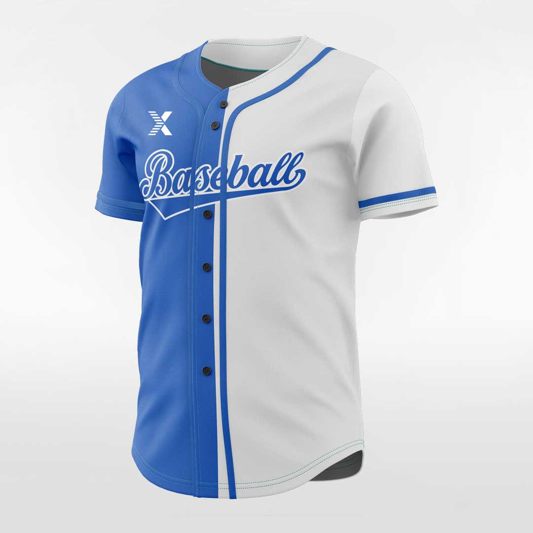 XTeamwear Sea Level - Customized Men's Sublimated Button Down Baseball Jersey
