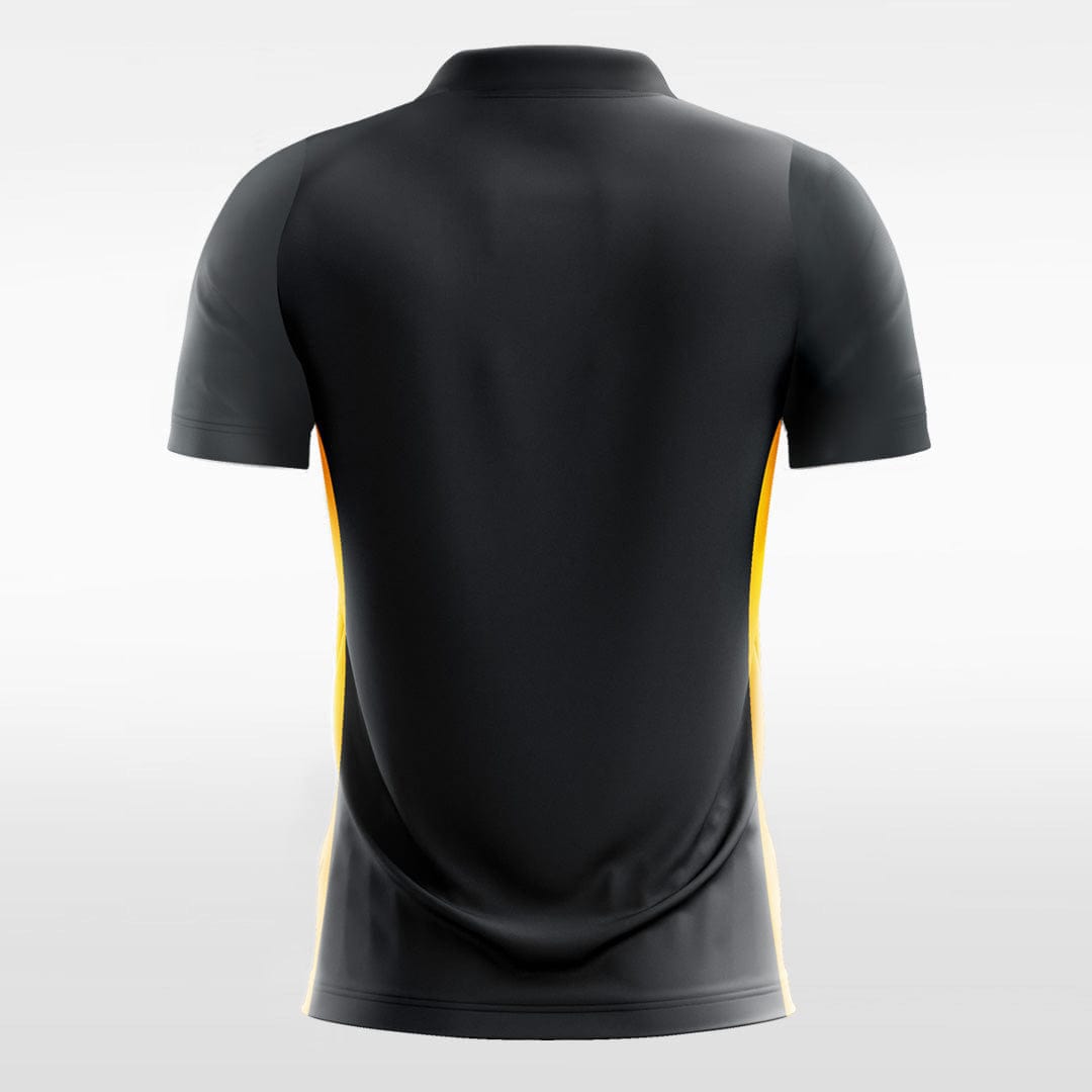 XTeamwear Soccer Jersey Black Stripe Print - Custom Kids Soccer Jerseys Design Online