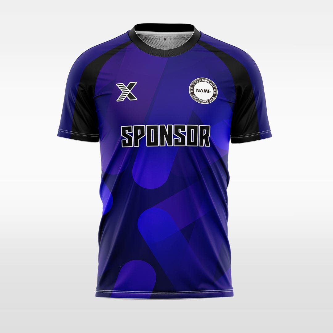 XTeamwear Soccer Jersey blue / S Custom Soccer Jersey – Irregular Geometric Pattern & Modern Fit