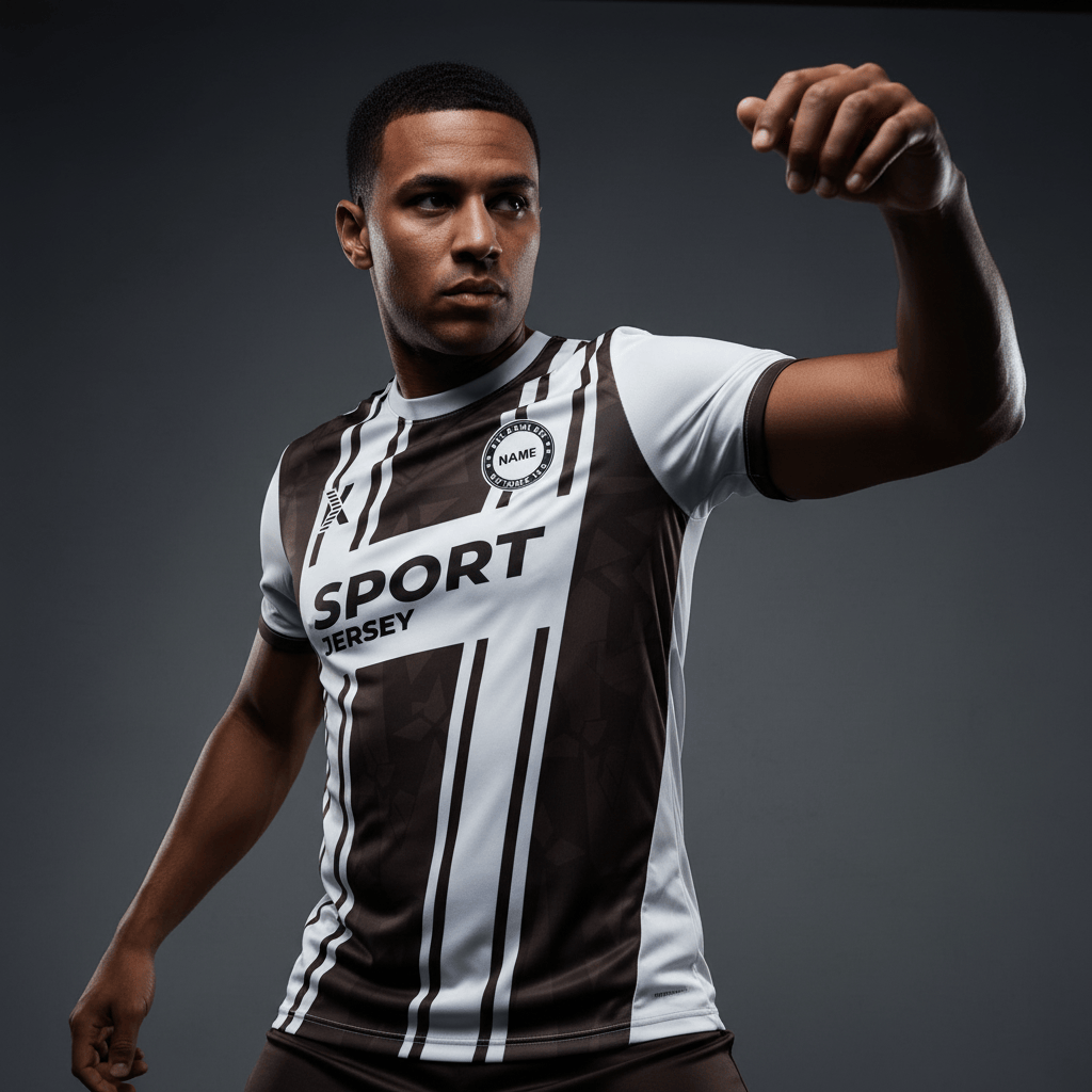 XTeamwear Soccer Jersey Brown / S Affirmative - Custom Soccer Jersey for Men Sublimation