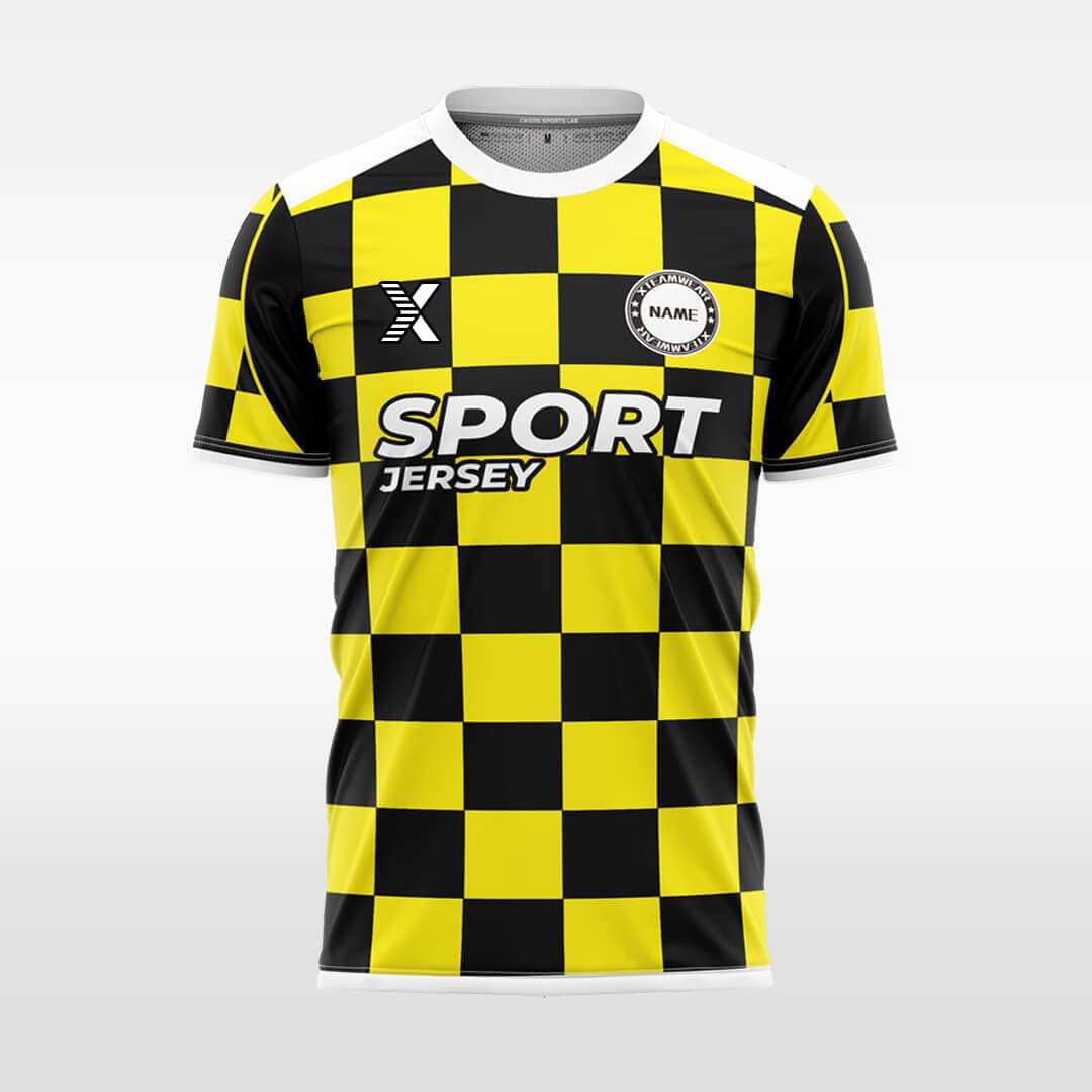 XTeamwear Soccer Jersey Checkerboard- Custom Soccer Jersey for Men Sublimation