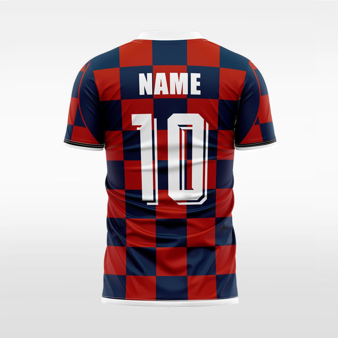 XTeamwear Soccer Jersey Checkerboard- Custom Soccer Jersey for Men Sublimation