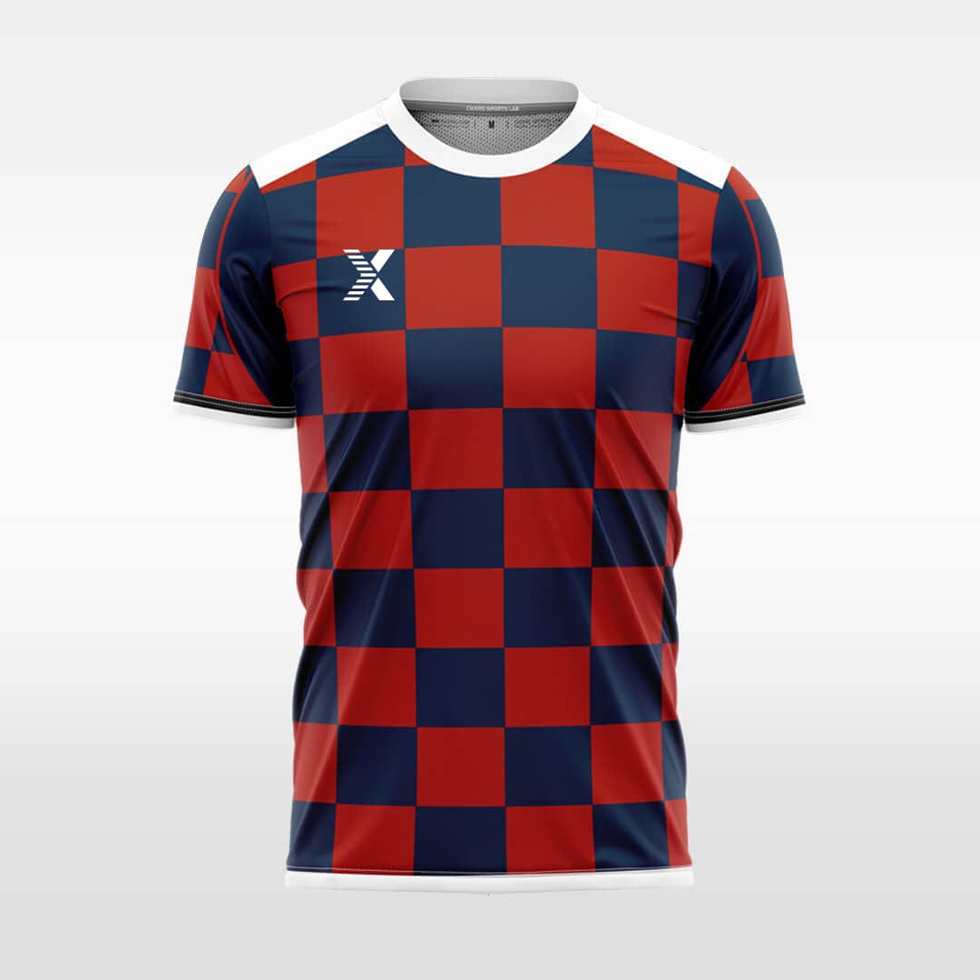 XTeamwear Soccer Jersey Checkerboard- Custom Soccer Jersey for Men Sublimation