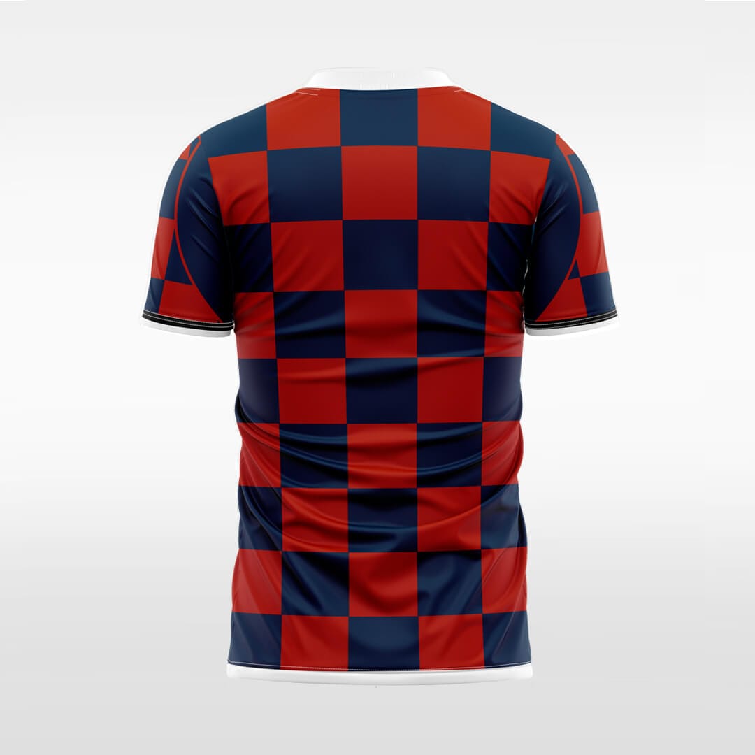 XTeamwear Soccer Jersey Checkerboard- Custom Soccer Jersey for Men Sublimation