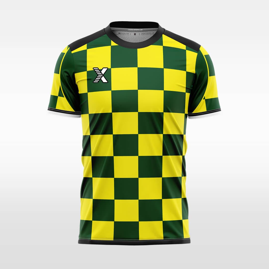 XTeamwear Soccer Jersey Checkerboard- Custom Soccer Jersey for Men Sublimation