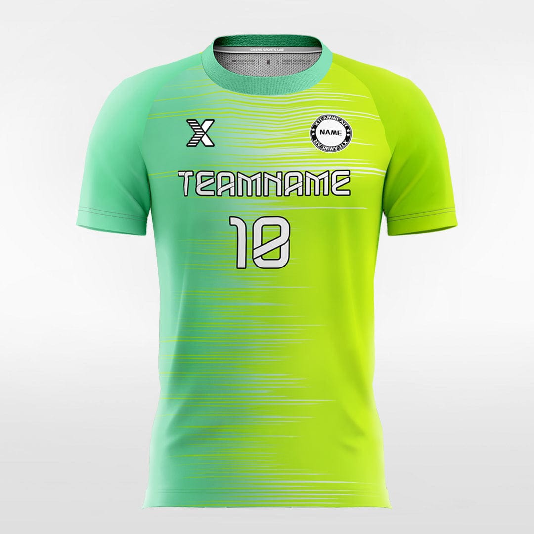 XTeamwear Soccer Jersey Classic Gradient - Women Custom Soccer Jerseys Design Pinstripe
