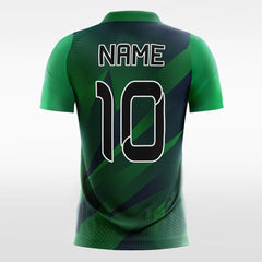 XTeamwear Soccer Jersey Classic Green Moire - Kids Custom Soccer Jerseys Design