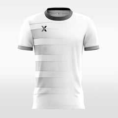 XTeamwear Soccer Jersey Classic Stripe - Kids Custom Soccer Jerseys Design White