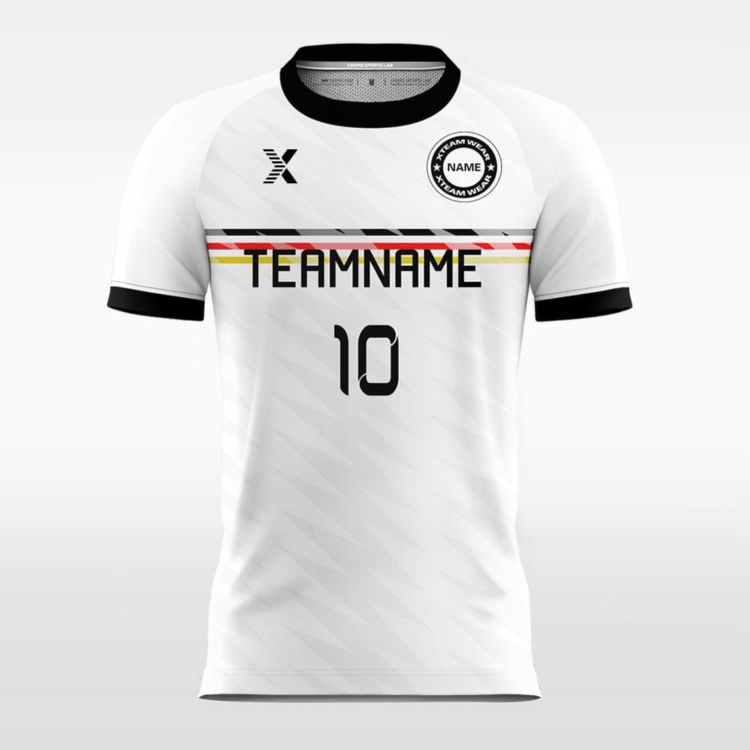 XTeamwear Soccer Jersey Cool Fierce - Custom Kids Soccer Team Jerseys White Design