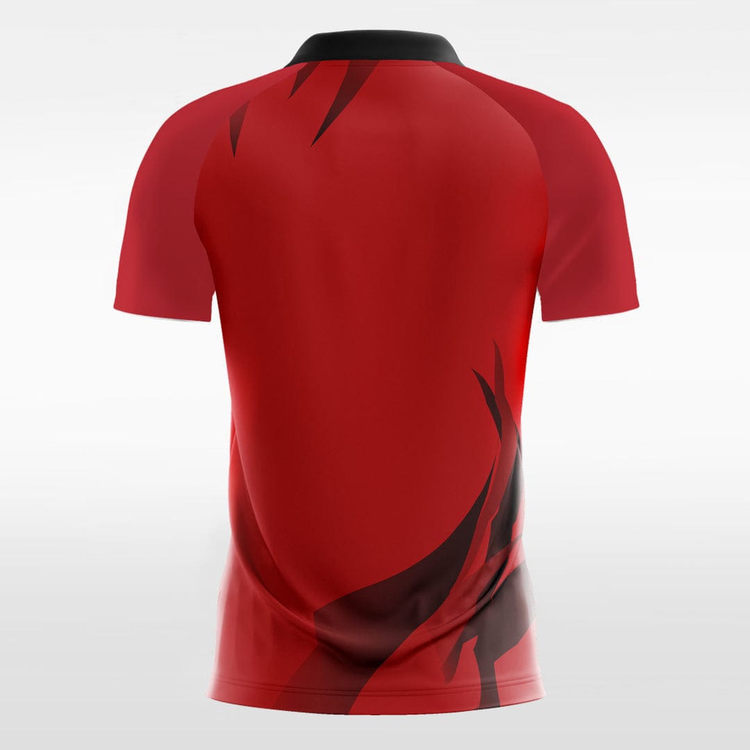 XTeamwear Soccer Jersey Cool Fire - Custom Kids Soccer Jerseys Design Red Color