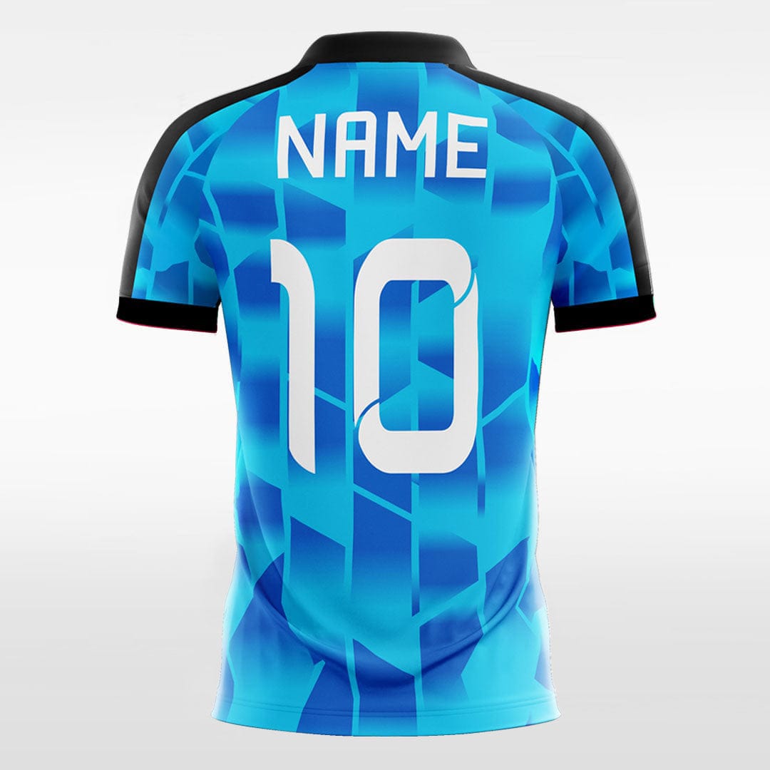 XTeamwear Soccer Jersey Cool Geometry Gradient - Kids Custom Soccer Jerseys Design