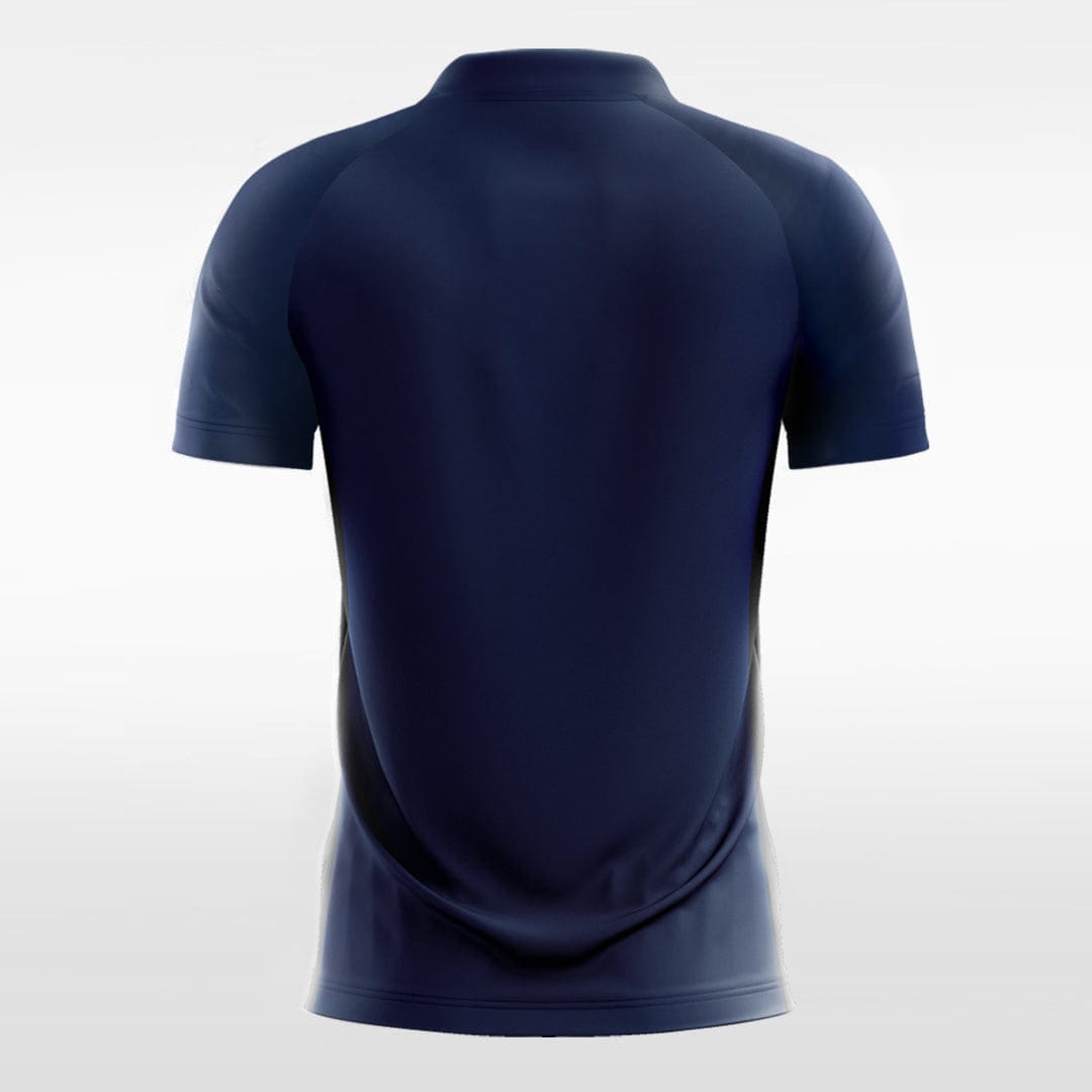 XTeamwear Soccer Jersey Cool Gradient - Custom Kids Soccer Jerseys Navy Blue Design