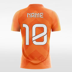 XTeamwear Soccer Jersey Cool Orange - Women Custom Soccer Jerseys Design Chevron