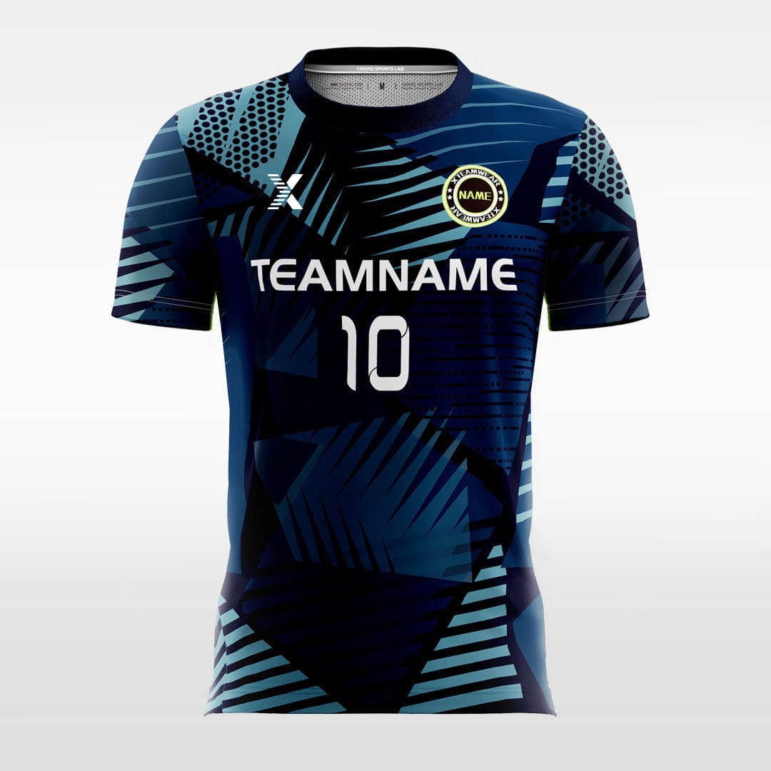 XTeamwear Soccer Jersey Cool Screen Print - Custom Kids Soccer Jerseys Design Navy Blue