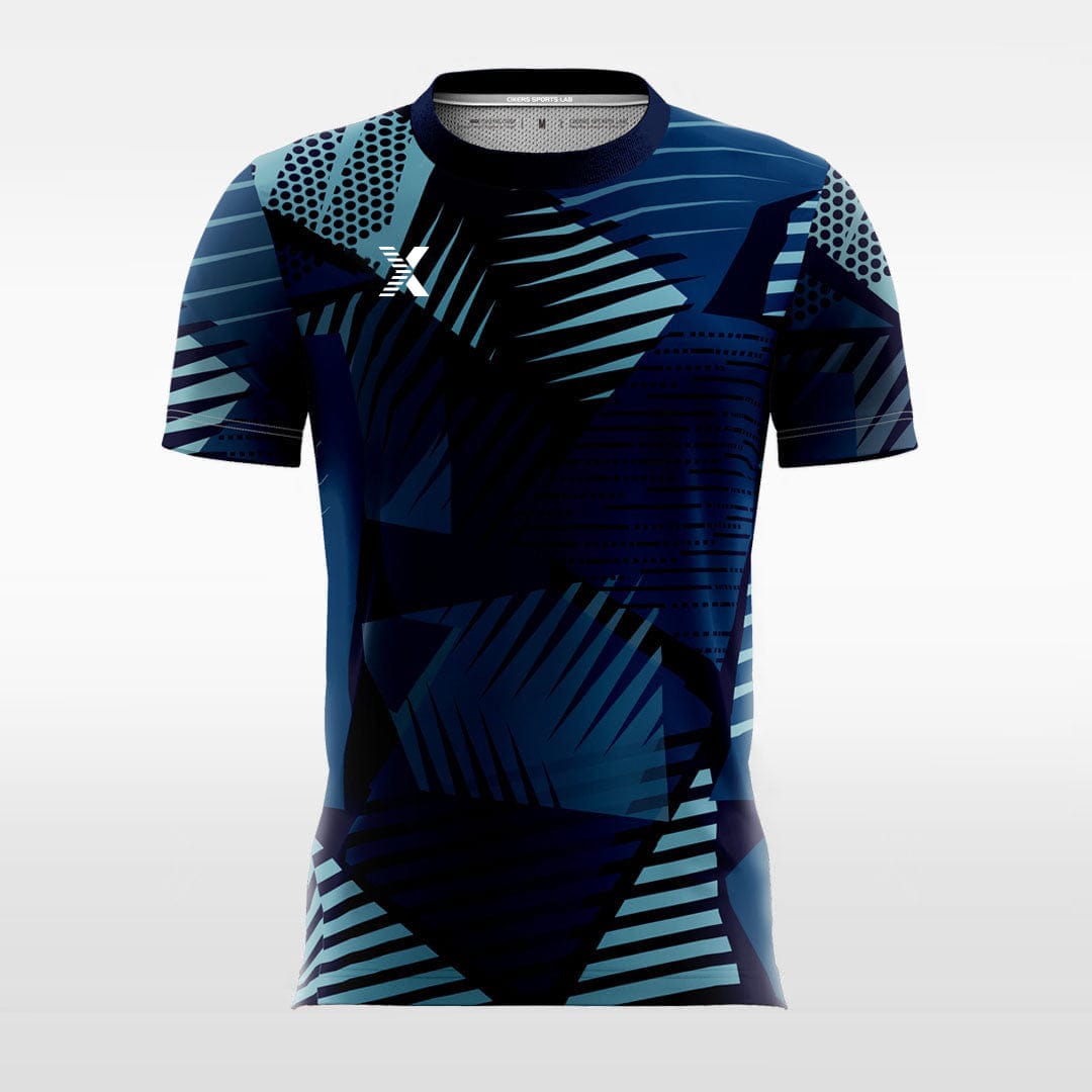 XTeamwear Soccer Jersey Cool Screen Print - Custom Kids Soccer Jerseys Design Navy Blue