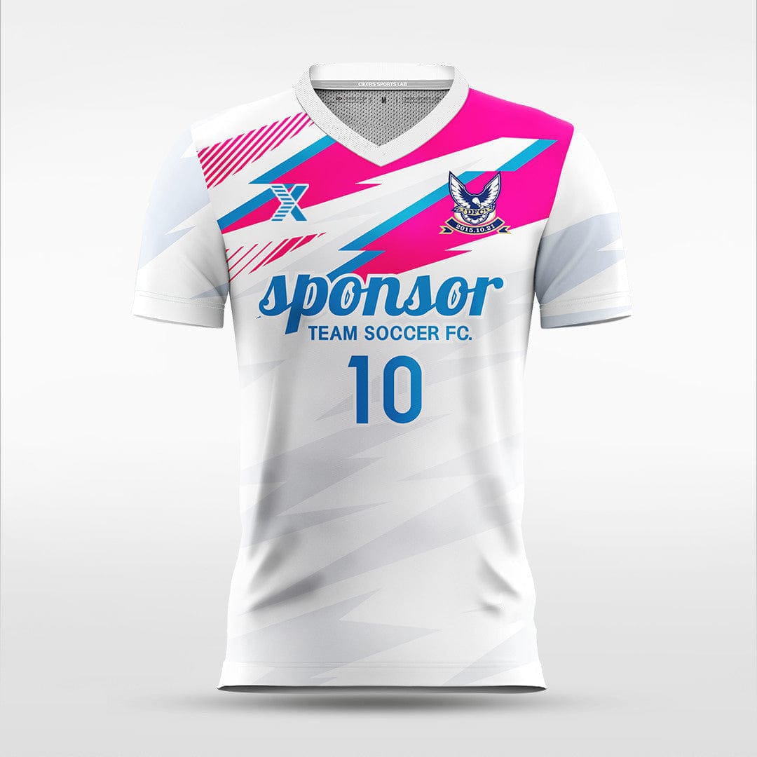 XTeamwear Soccer Jersey Cool Wind - Women Custom Soccer Jerseys Design Pink Sublimated