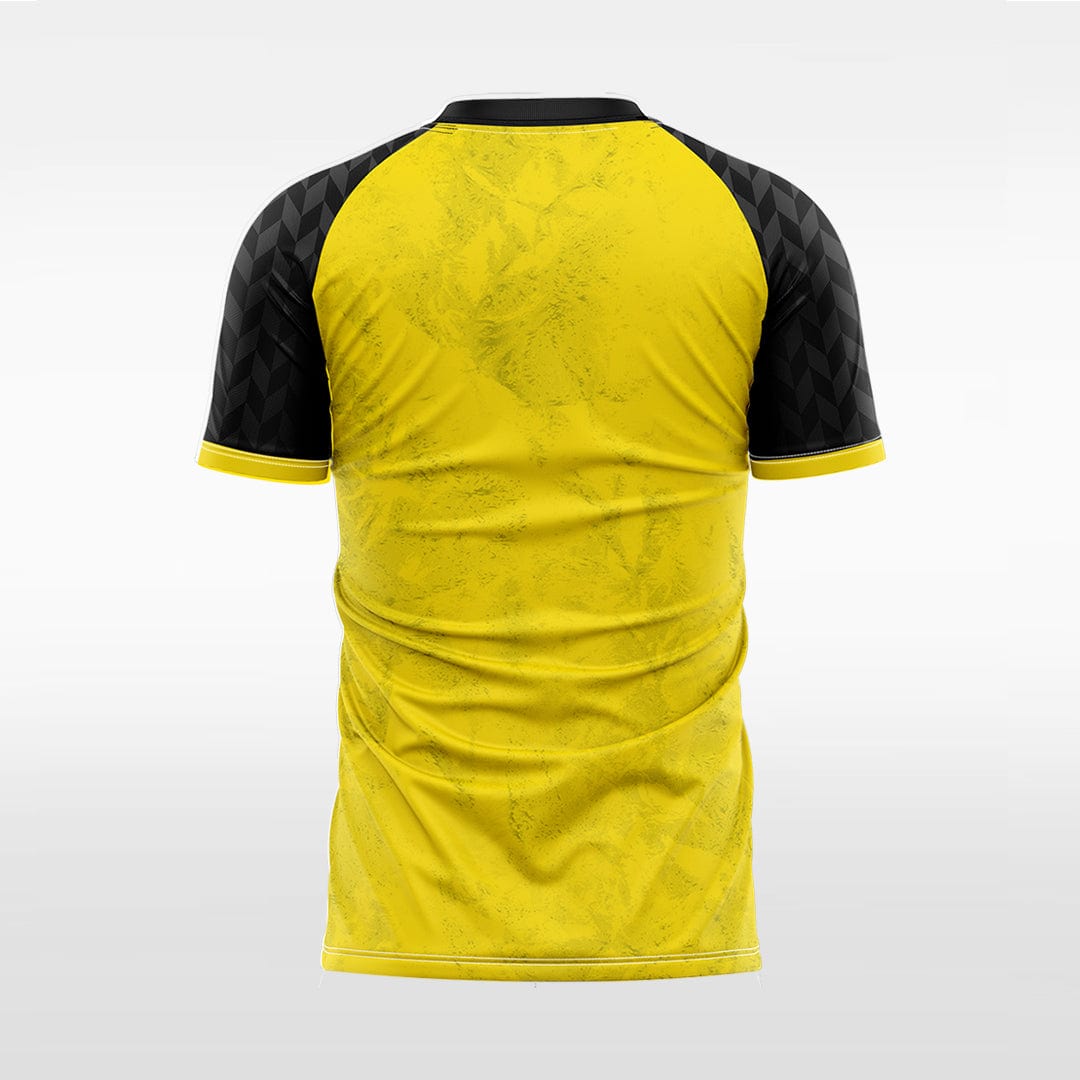 XTeamwear Soccer Jersey Custom Marble-Texture Soccer Jersey – Modern Contrast Sleeve Design