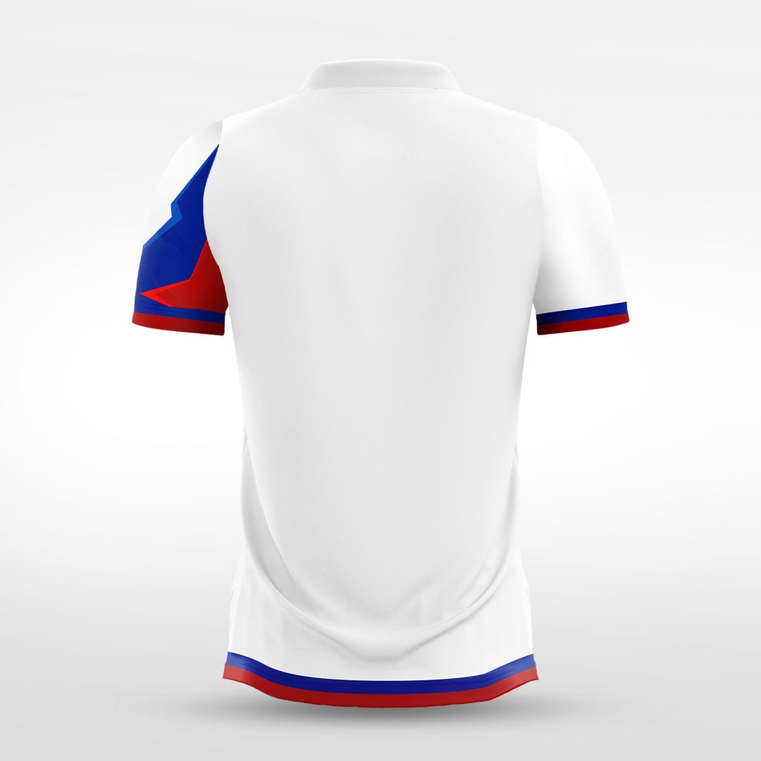 XTeamwear Soccer Jersey Custom Soccer Jersey – Abstract Cityscape Pattern & Crew Neck