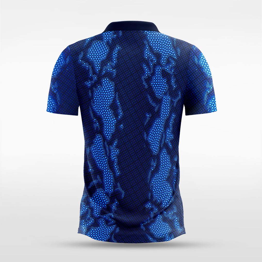 XTeamwear Soccer Jersey Custom Soccer Jersey – Abstract Geometric Gradient Block & Crew Neck