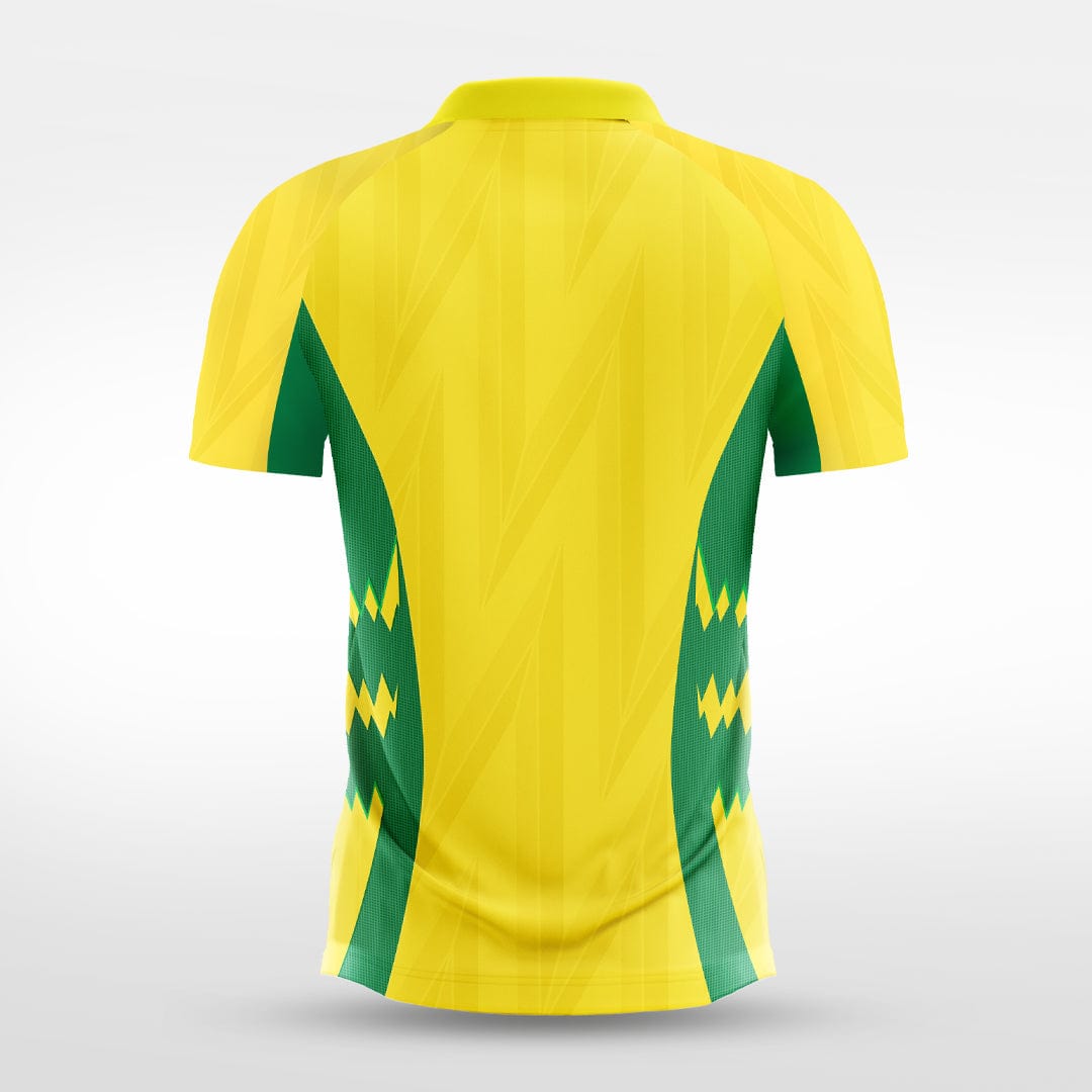 XTeamwear Soccer Jersey Custom Soccer Jersey – Abstract Geometric Gradient Grid & Crew Neck