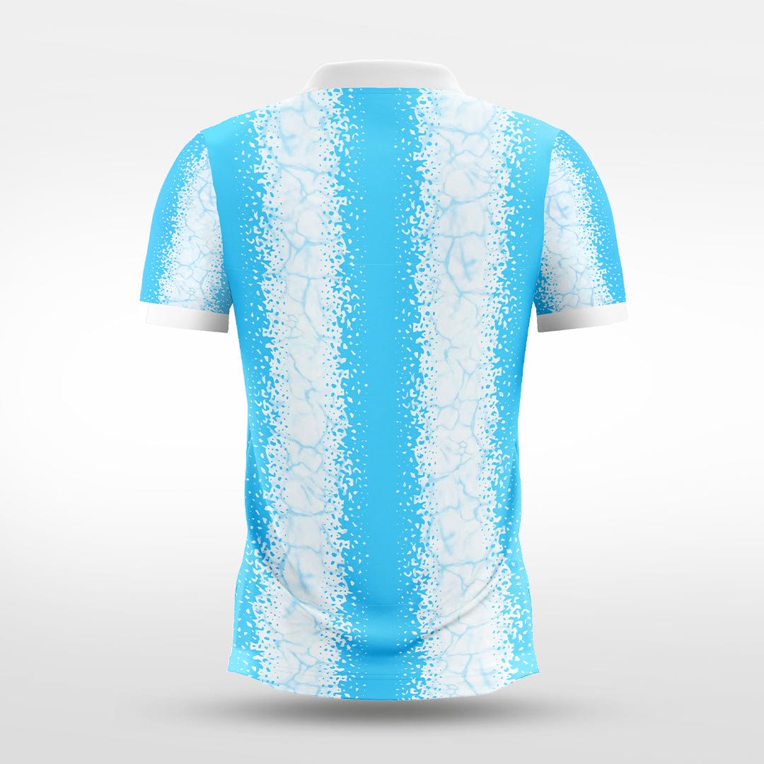 XTeamwear Soccer Jersey Custom Soccer Jersey – Diamond Grid Gradient & Crew Neck Design